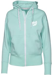 Levelwear Washington Nationals Womens Green Gardinia Hooded Sweatshirt
