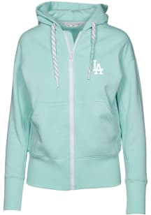 Levelwear Los Angeles Dodgers Womens Green Gardinia Hooded Sweatshirt