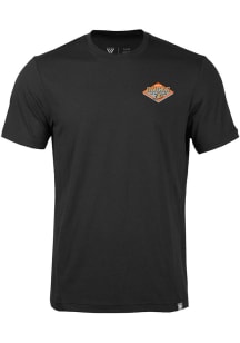 Levelwear Anaheim Ducks Black Thrive Club Patch Short Sleeve Fashion T Shirt