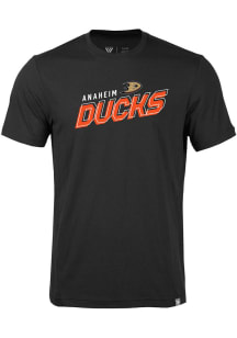 Levelwear Anaheim Ducks Black Thrive Premier Short Sleeve Fashion T Shirt