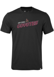 Levelwear Arizona Coyotes Black Thrive Premier Short Sleeve Fashion T Shirt
