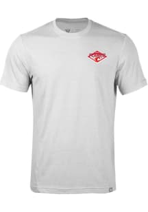 Levelwear Calgary Flames White Thrive Club Patch Short Sleeve Fashion T Shirt