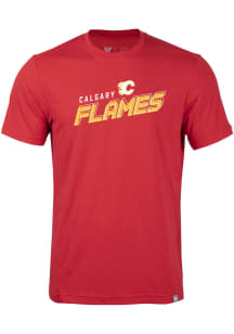 Levelwear Calgary Flames Red Thrive Premier Short Sleeve Fashion T Shirt