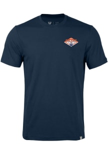 Levelwear Edmonton Oilers Navy Blue Thrive Club Patch Short Sleeve Fashion T Shirt