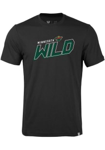 Levelwear Minnesota Wild Black Thrive Premier Short Sleeve Fashion T Shirt