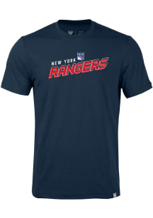 Levelwear New York Rangers Navy Blue Thrive Premier Short Sleeve Fashion T Shirt