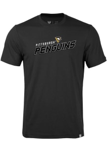 Levelwear Pittsburgh Penguins Black Thrive Premier Short Sleeve Fashion T Shirt