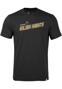 Levelwear Vegas Golden Knights Black Thrive Premier Short Sleeve Fashion T Shirt