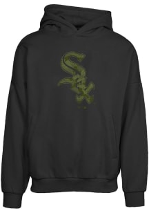 Levelwear Chicago White Sox Mens Black Contact Digital Camo Long Sleeve Hoodie
