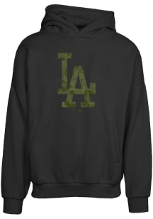 Levelwear Los Angeles Dodgers Mens Black Contact Digital Camo Long Sleeve Hoodie