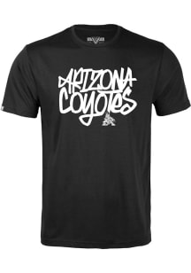 Levelwear Arizona Coyotes Youth Black Richmond Jr Short Sleeve T-Shirt