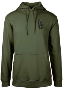Levelwear Los Angeles Dodgers Mens Green Podium Digital Camo Long Sleeve Hoodie
