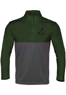 Levelwear Atlanta Braves Mens Green Pursue Digital Camo Long Sleeve 1/4 Zip Pullover