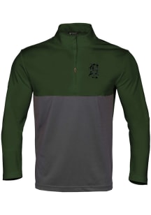 Levelwear Detroit Tigers Mens Green Pursue Digital Camo Long Sleeve 1/4 Zip Pullover