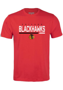 Levelwear Chicago Blackhawks Youth Red Richmond Jr Short Sleeve T-Shirt