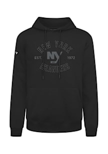 Levelwear New York Islanders Mens Black Podium Abyssal Long Sleeve Hoodie
