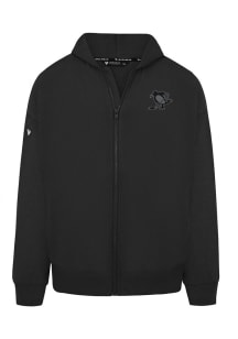 Levelwear Pittsburgh Penguins Mens Black Uphill Abyssal Light Weight Jacket