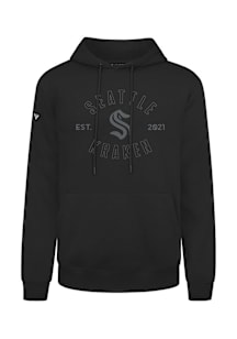 Levelwear Seattle Kraken Mens Black Podium Abyssal Long Sleeve Hoodie