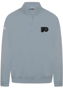 Levelwear Philadelphia Flyers Mens Grey Murray Nightfall Long Sleeve Qtr Zip Pullover