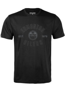 Levelwear Edmonton Oilers Black Richmond Abyssal Short Sleeve T Shirt