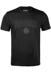 Levelwear Ottawa Senators Black Richmond Darkmoon Short Sleeve T Shirt