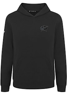 Levelwear Columbus Blue Jackets Youth Black Podium Jr Nightfall Long Sleeve Hoodie