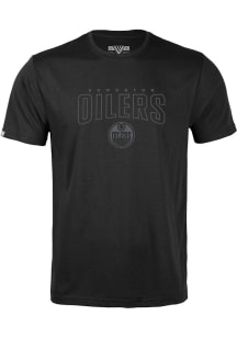 Levelwear Edmonton Oilers Youth Black Richmond Jr Darkmoon Short Sleeve T-Shirt