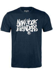 Levelwear New York Islanders Youth Navy Blue Richmond Jr Short Sleeve T-Shirt