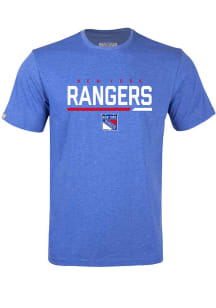 Levelwear New York Rangers Youth Blue Richmond Jr Short Sleeve T-Shirt