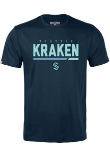 Levelwear Seattle Kraken Youth Navy Blue Richmond Jr Short Sleeve T-Shirt