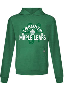 Levelwear Toronto Maple Leafs Mens Green Relay Shamrock St Patrick's Day Long Sleeve Hoodie