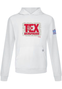 Levelwear Texas Rangers Mens White Relay Cactus League Box Long Sleeve Hoodie