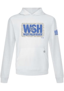 Levelwear Washington Nationals Mens White Relay Grapefruit League Box Long Sleeve Hoodie