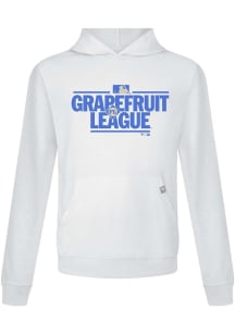 Levelwear Washington Nationals Mens White Relay Grapefruit League Full Front Long Sleeve Hoodie