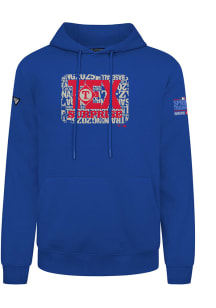 Levelwear Texas Rangers Mens Blue Podium Cactus League Box Long Sleeve Hoodie