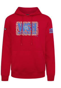 Levelwear Washington Nationals Mens Red Podium Grapefruit League Box Long Sleeve Hoodie