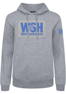 Levelwear Washington Nationals Mens Grey Podium Grapefruit League Box Long Sleeve Hoodie