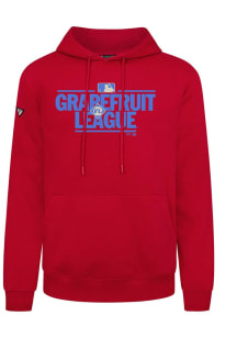 Levelwear Washington Nationals Mens Red Podium Grapefruit League Full Front Long Sleeve Hoodie