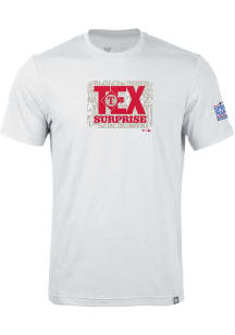 Levelwear Texas Rangers White Thrive Cactus League Box Short Sleeve Fashion T Shirt