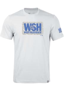 Levelwear Washington Nationals White Thrive Grapefruit League Box Short Sleeve Fashion T Shirt
