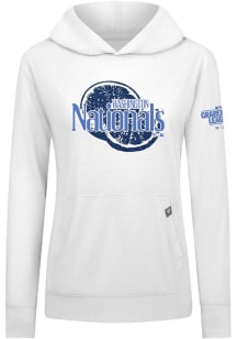 Levelwear Washington Nationals Womens White Relay Grapefruit League Hooded Sweatshirt