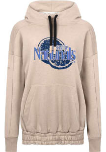 Levelwear Washington Nationals Womens Tan Waterfall Grapefruit League Hooded Sweatshirt