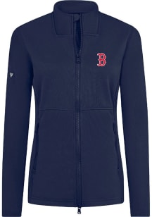 Levelwear Boston Red Sox Womens Navy Blue Driven Insignia Long Sleeve Full Zip Jacket