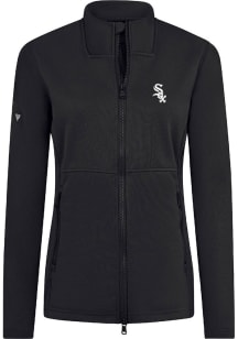 Levelwear Chicago White Sox Womens Black Driven Insignia Long Sleeve Full Zip Jacket