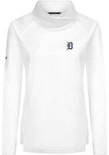 Levelwear Detroit Tigers Womens White Advance Insignia Crew Sweatshirt