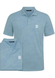 Levelwear Detroit Tigers Mens Light Blue Onyx Insignia Short Sleeve Polo