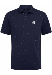 Levelwear Detroit Tigers Mens Navy Blue Vision Insignia Short Sleeve Polo