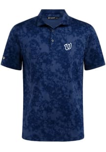 Levelwear Washington Nationals Mens Navy Blue Whisper Insignia Short Sleeve Polo