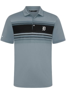 Levelwear Detroit Tigers Mens Grey Onward Insignia Short Sleeve Polo