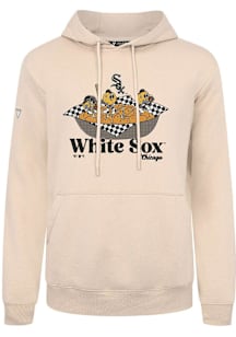 Levelwear Chicago White Sox Mens Tan Podium Ball Park Food Long Sleeve Hoodie